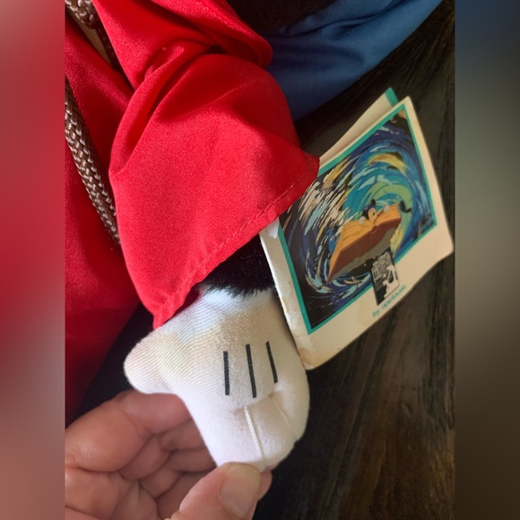 Vintage Fantasia Mickey Mouse 12 inch Plush with Tags Attached - Picture 7 of 8